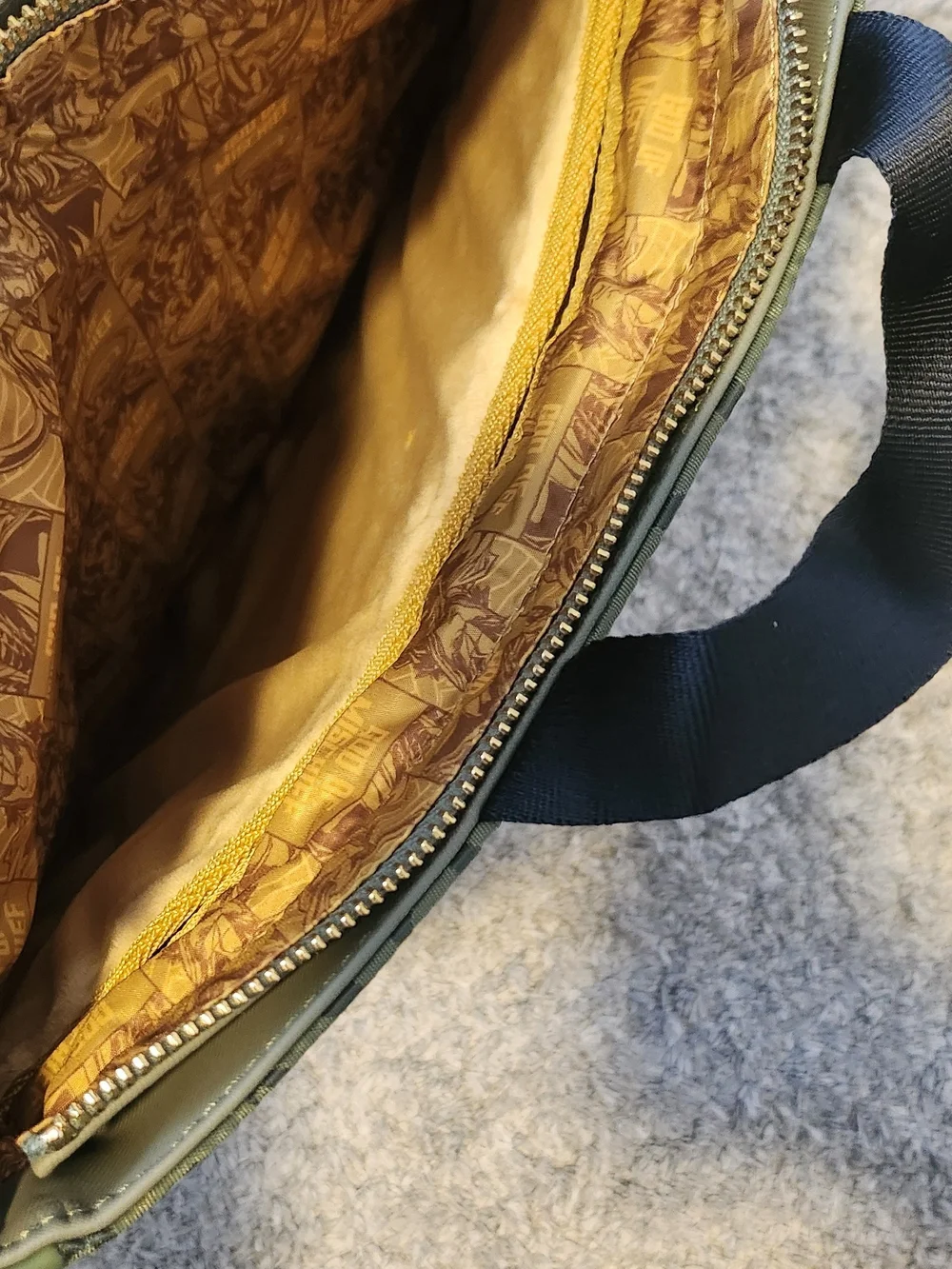 The Loungefly COLLECTIV Marvel Loki Convertible Full-Sized Backpack